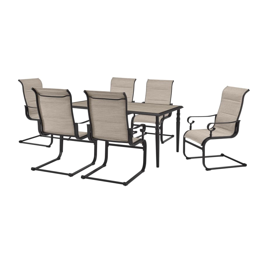 Hampton Bay Glenridge Falls 7-Piece Outdoor Dining Set for $499 Hampton Bay Glenridge Falls 7-Piece Outdoor Dining Set for $499