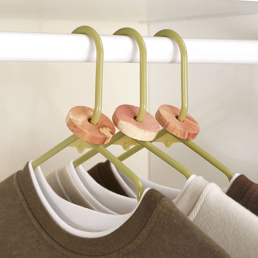 Household Essentials Red Cedar Wood Rings for Hangers 20-Pack for $10 Household Essentials Red Cedar Wood Rings for Hangers 20-Pack for $10