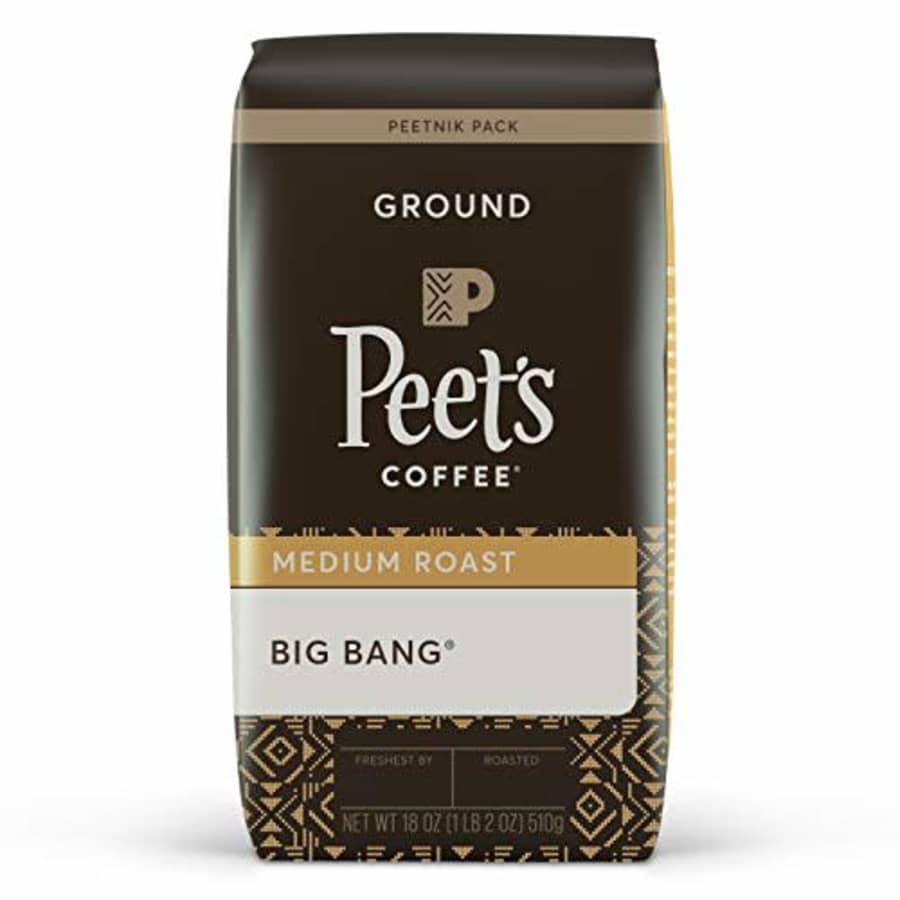 Peet's Coffee Big Bang, Medium Roast Ground Coffee, Big Bang, 18 Ounce for $14