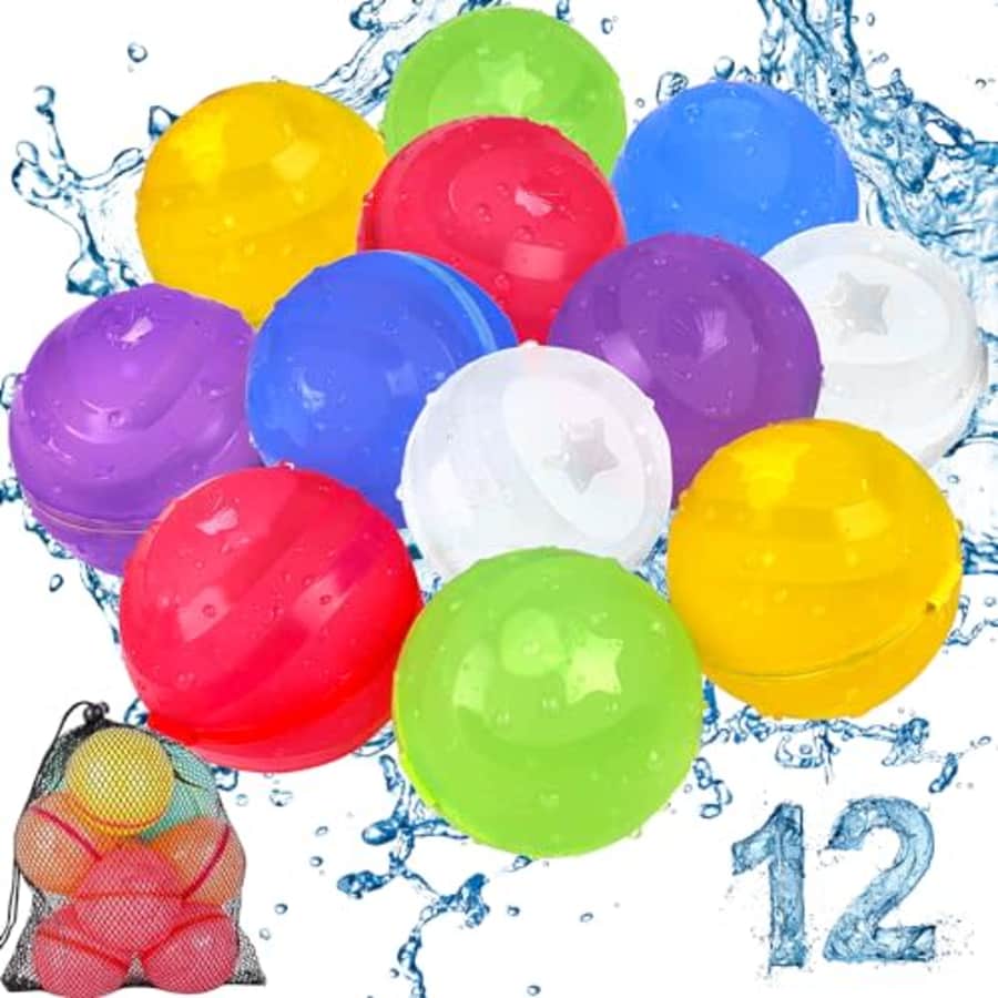 Magnetic Refillable Water Ball 12-Pack for $18