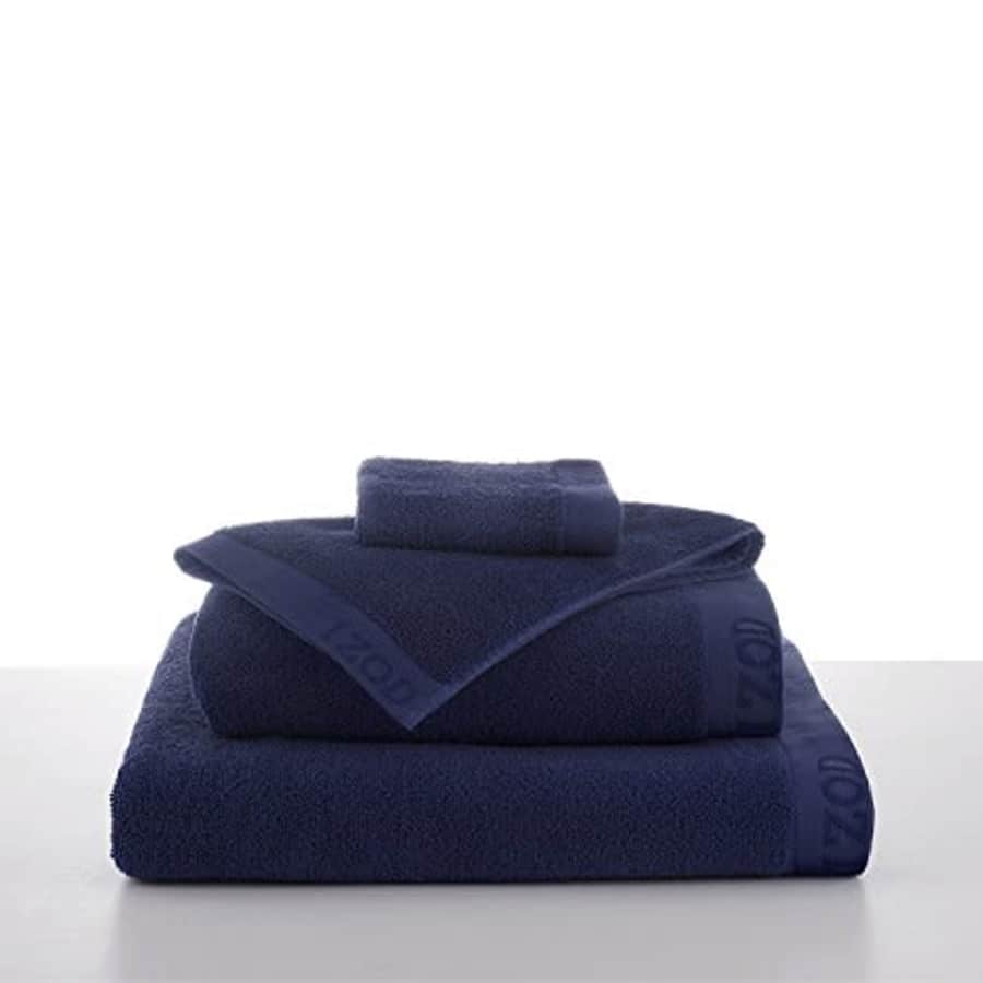 CLASSIC EGYPTIAN COTTON BATH TOWEL BY IZOD - Premium, Soft, Absorbent - Sport, Home - Machine for $14