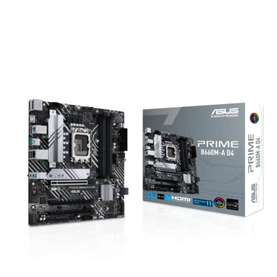 ASUS Prime B660M-A D4 Intel LGA 1700 Micro ATX Motherboard for $374 ASUS Prime B660M-A D4 Intel LGA 1700 Micro ATX Motherboard for $374