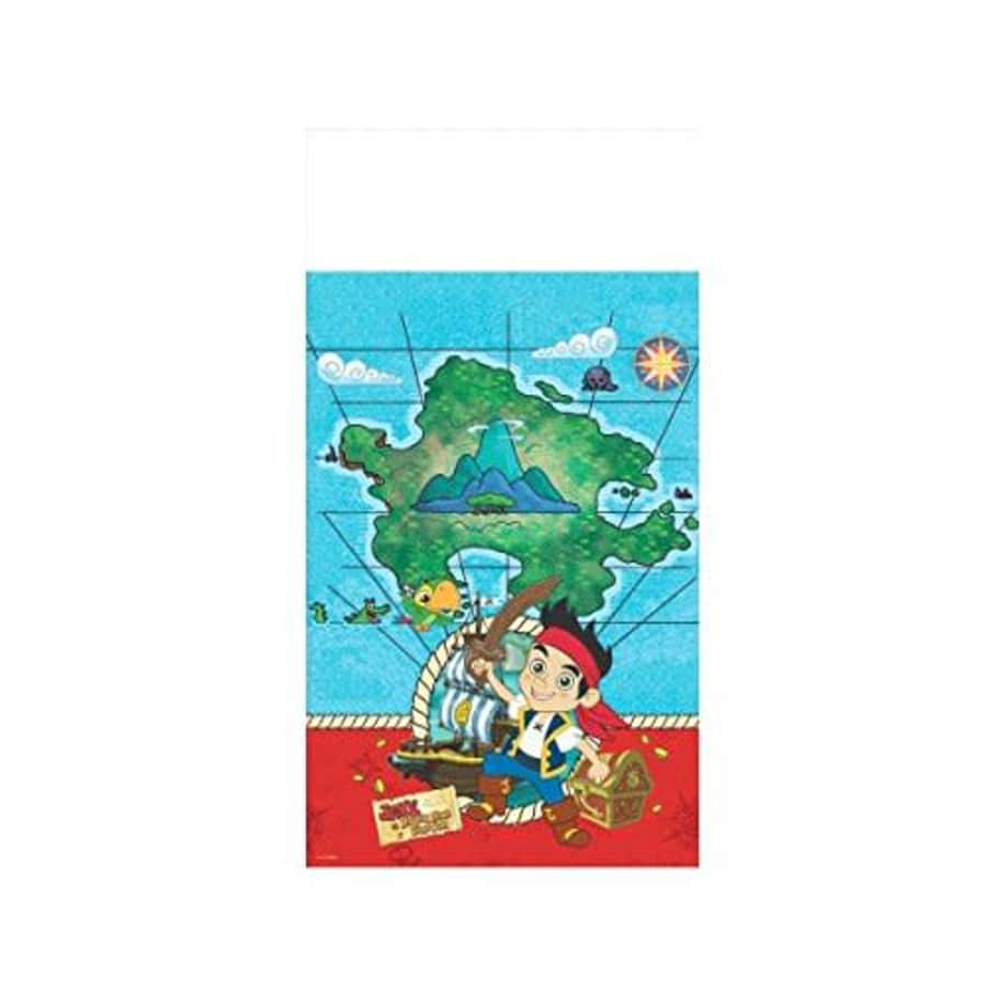 American Greetings Jake and the Neverland Pirates Party Supplies, Plastic Table Cover (1-Count) for $7 American Greetings Jake and the Neverland Pirates Party Supplies, Plastic Table Cover (1-Count) for $7