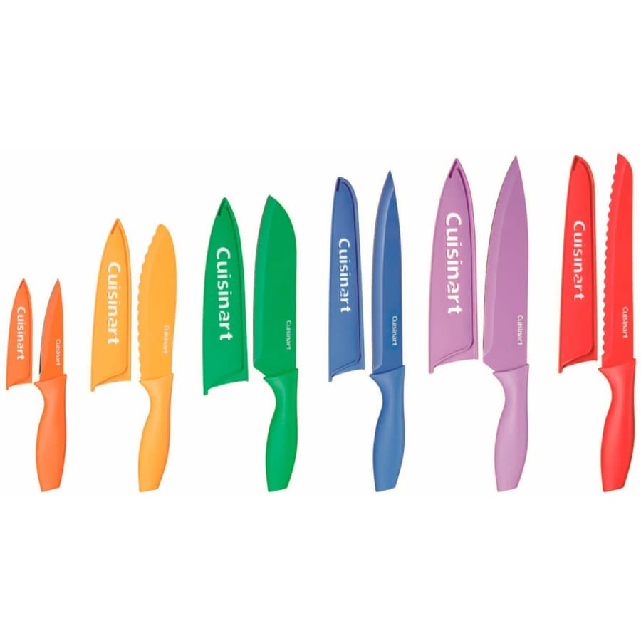 Cuisinart 12-Piece Colored Knife Set for $13