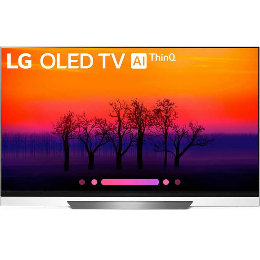 LG Electronics OLED55E8PUA 55-Inch 4K Ultra HD Smart OLED TV (2018 Model) for $999