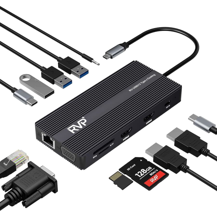 12-in-1 USB C Docking Station for $50