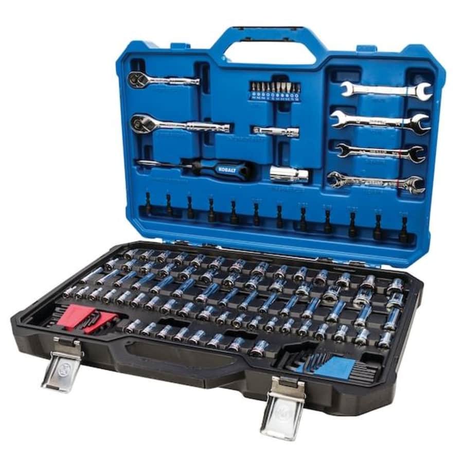 Kobalt 129-Piece SAE and Metric Mechanics Tool Set for $75 Kobalt 129-Piece SAE and Metric Mechanics Tool Set for $75