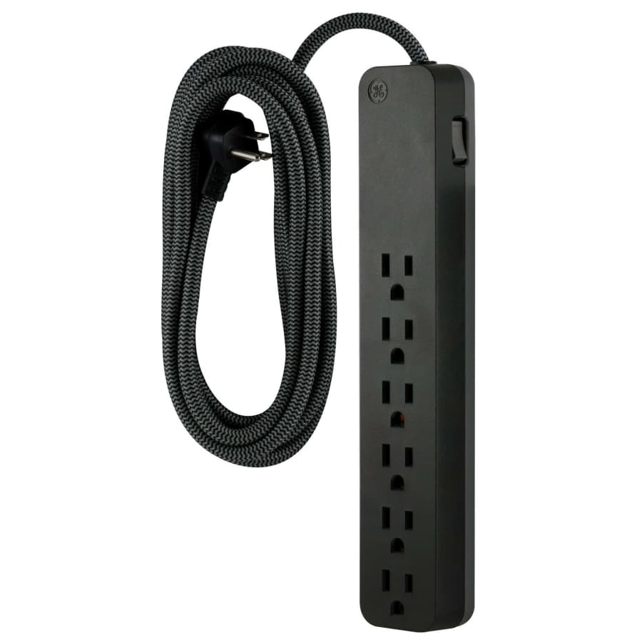 6-Outlet Grounded Surge Protector w/ 10-Foot Braided Cord for $16 6-Outlet Grounded Surge Protector w/ 10-Foot Braided Cord for $16