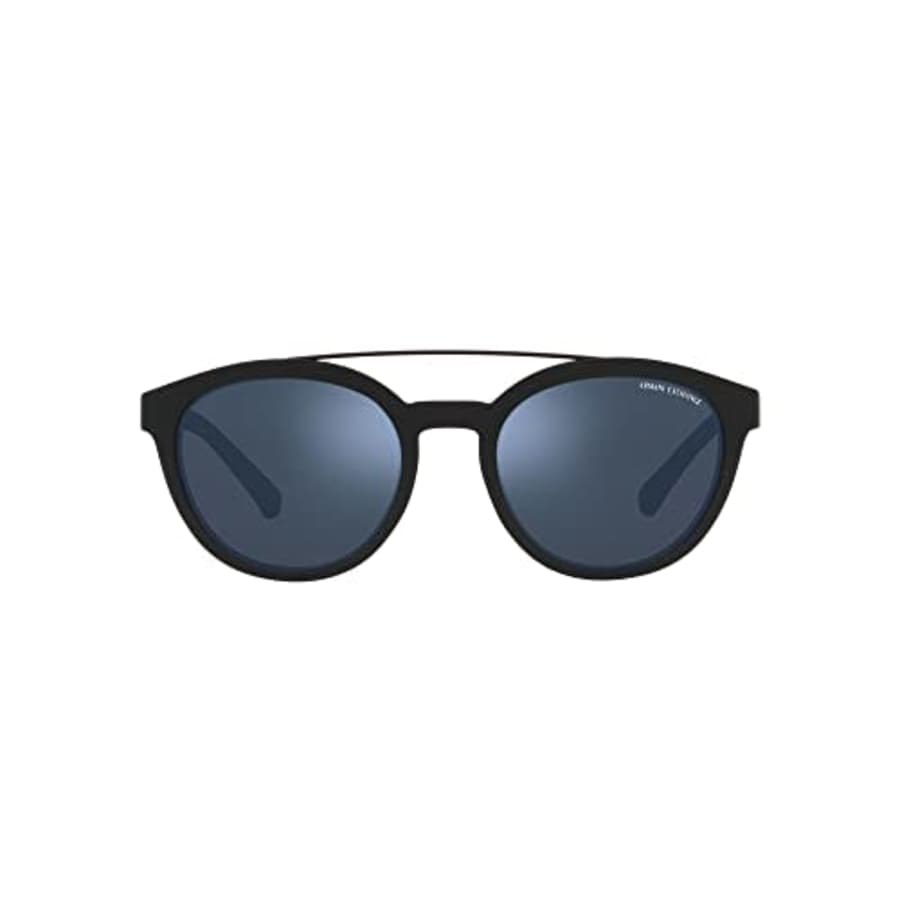 A|X Armani Exchange AX4118S Round Sunglasses, Blue Mirrored Blue, 54 mm for $62 A|X Armani Exchange AX4118S Round Sunglasses, Blue Mirrored Blue, 54 mm for $62