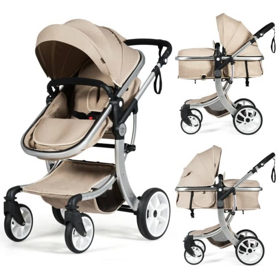 Costway Reversible Stroller with Diaper Bag for $179 Costway Reversible Stroller with Diaper Bag for $179