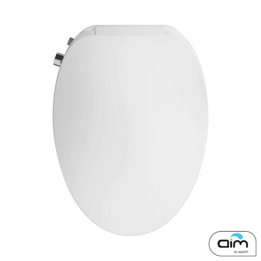Aim to Wash! Smart Elongated Slow-Close Heated Bidet Toilet Seat for $199