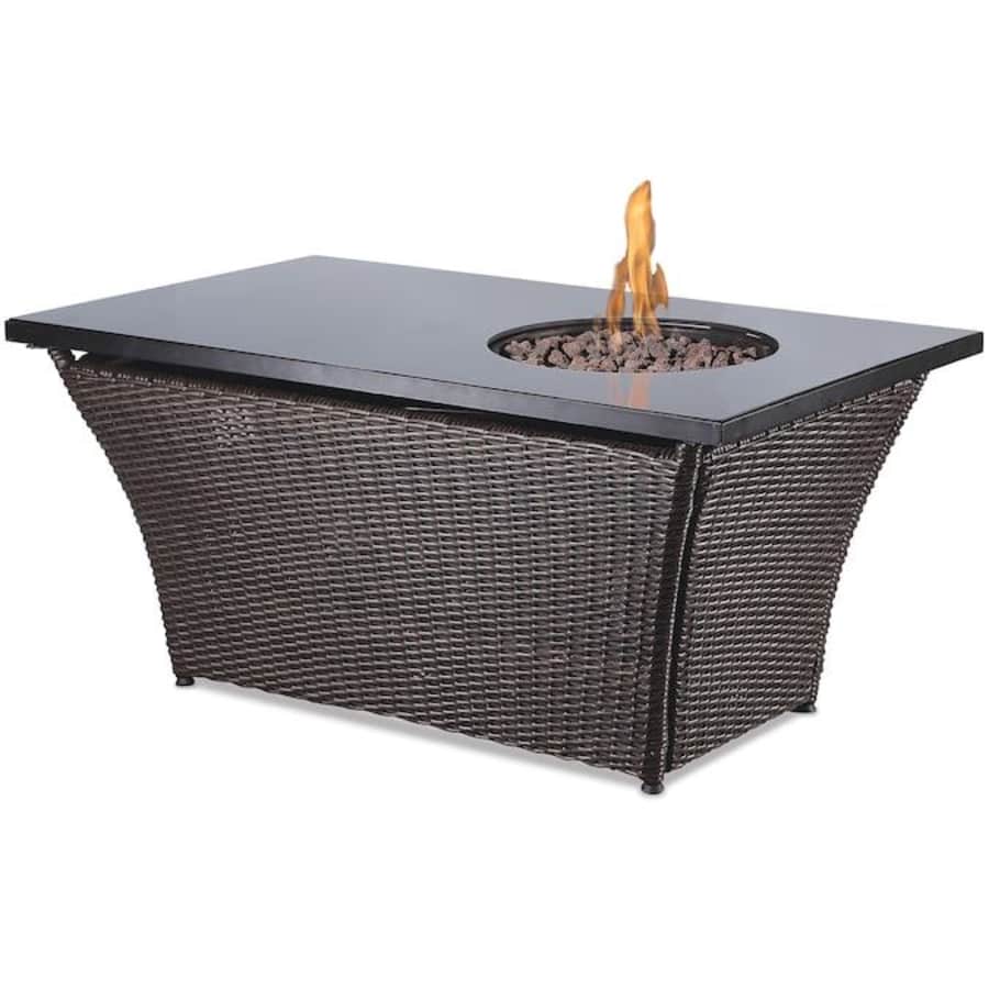Blue Rhino 50,000-BTU Steel Propane Gas Fire Pit Table for $324 Blue Rhino 50,000-BTU Steel Propane Gas Fire Pit Table for $324