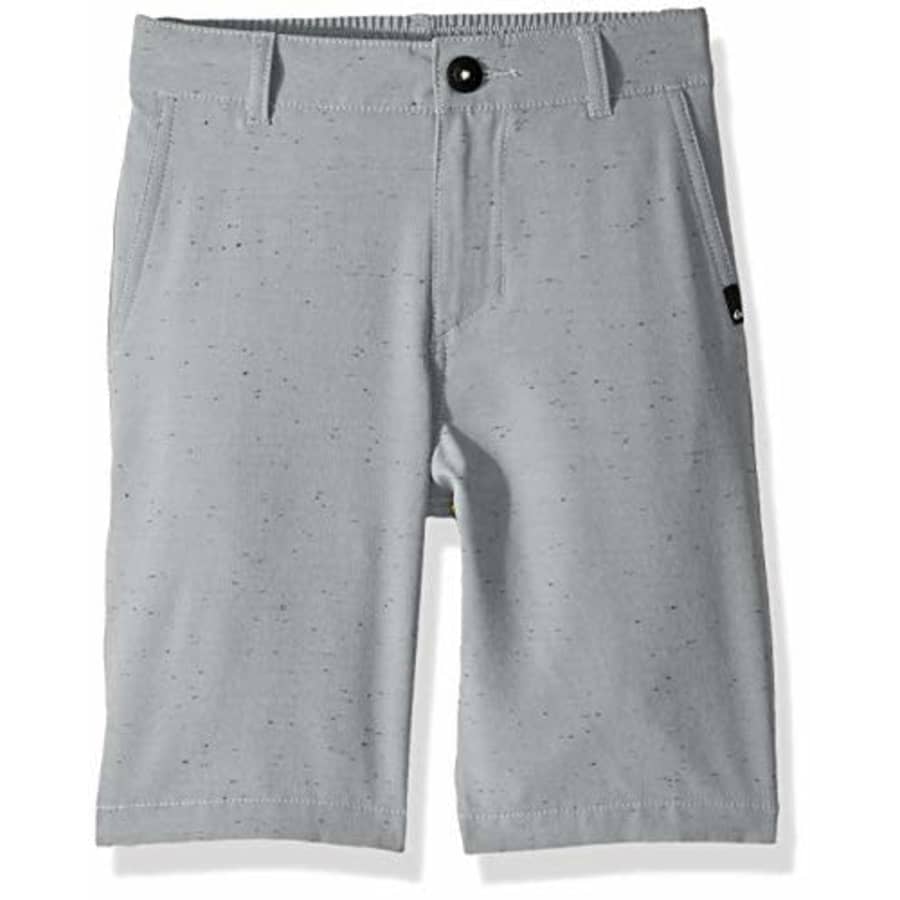 Quiksilver Boys' Union NEP Amphibian 14" Hybrid Walk Short, Sleet, 2 for $15