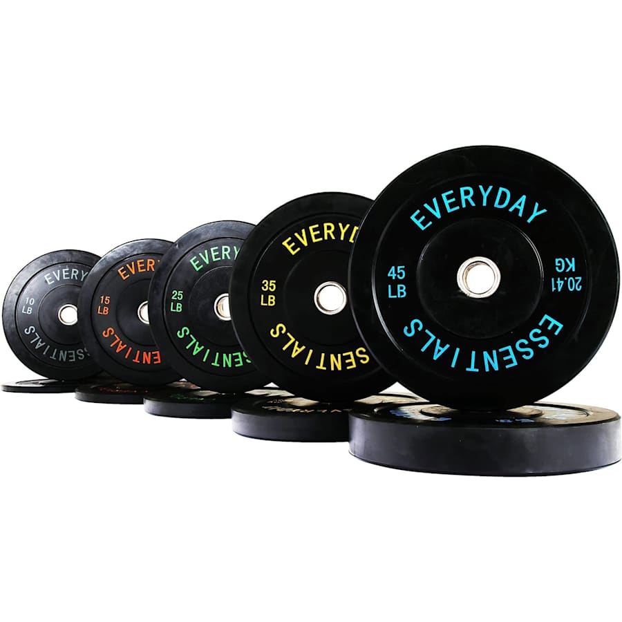 BalanceFrom Everyday Essentials Olympic Bumper Plate Weight Set for $720