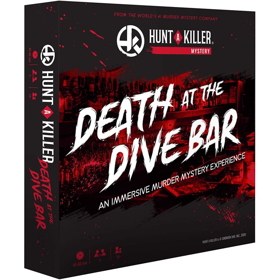 Hunt A Killer Death at The Dive Bar Murder Mystery Game for $22 Hunt A Killer Death at The Dive Bar Murder Mystery Game for $22