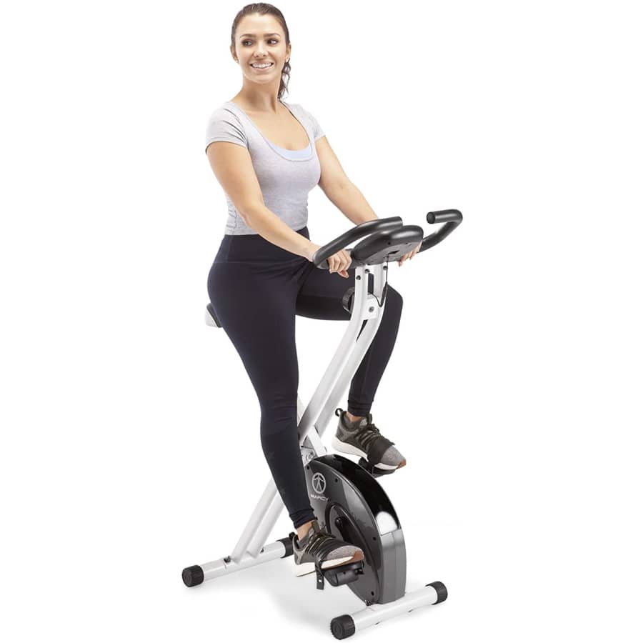 Marcy Foldable Upright Exercise Bike for $141 Marcy Foldable Upright Exercise Bike for $141