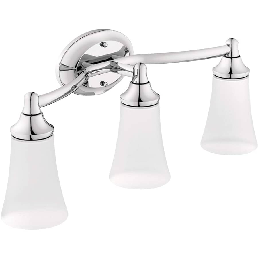 Moen Eva 3-Light Dual-Mount Bath Bathroom Vanity Fixture for $160