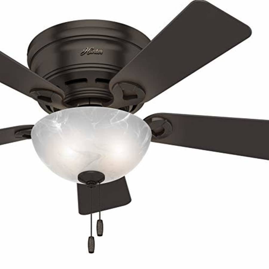 Hunter Fan 42 inch Low Profile Premier Bronze Indoor Ceiling Fan (Renewed) for $88 Hunter Fan 42 inch Low Profile Premier Bronze Indoor Ceiling Fan (Renewed) for $88