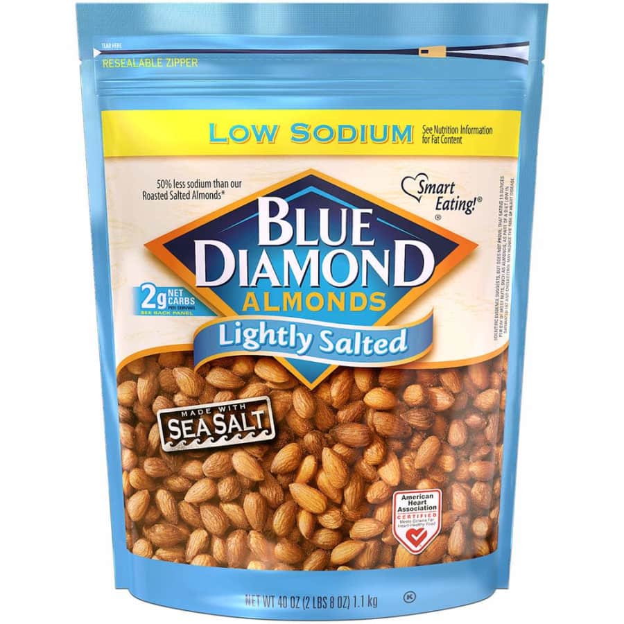 Blue Diamond Almonds 40-Oz. Resealable Bag for $13