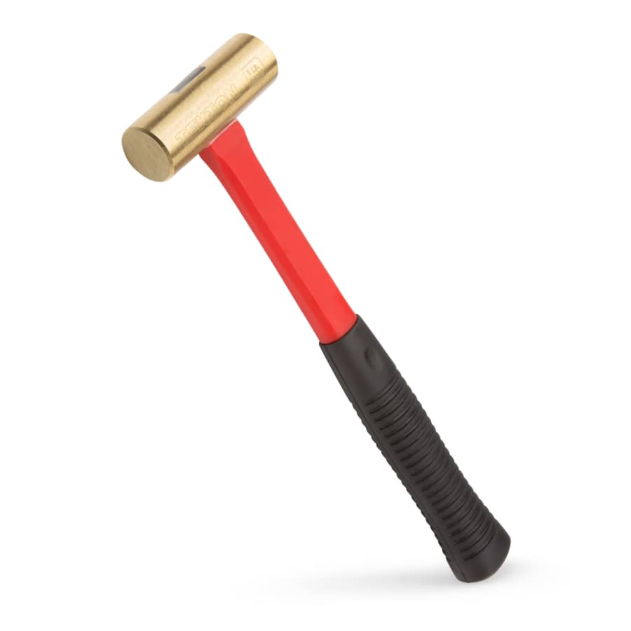 Tekton 16-oz. Jacketed Fiberglass Brass Hammer for $15 Tekton 16-oz. Jacketed Fiberglass Brass Hammer for $15