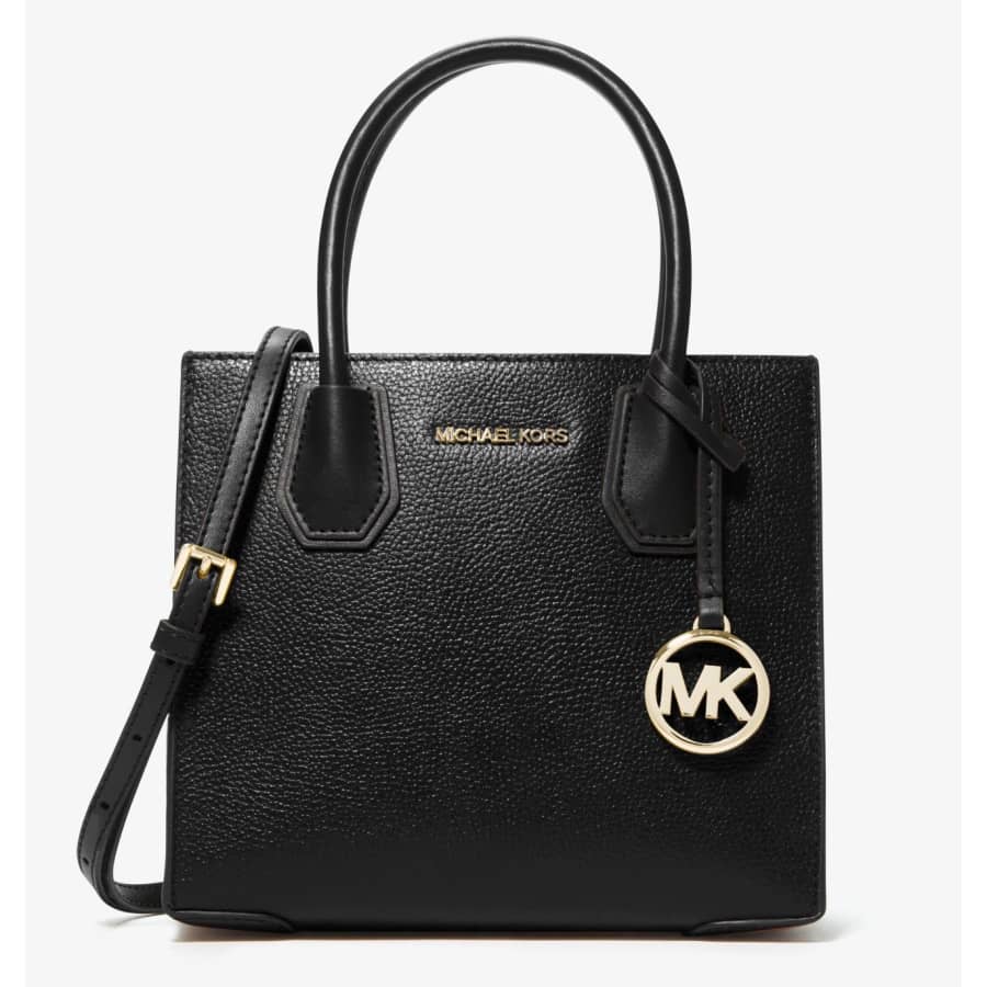Michael Michael Kors Mercer Medium Pebbled Leather Crossbody Bag for $99 Michael Michael Kors Mercer Medium Pebbled Leather Crossbody Bag for $99