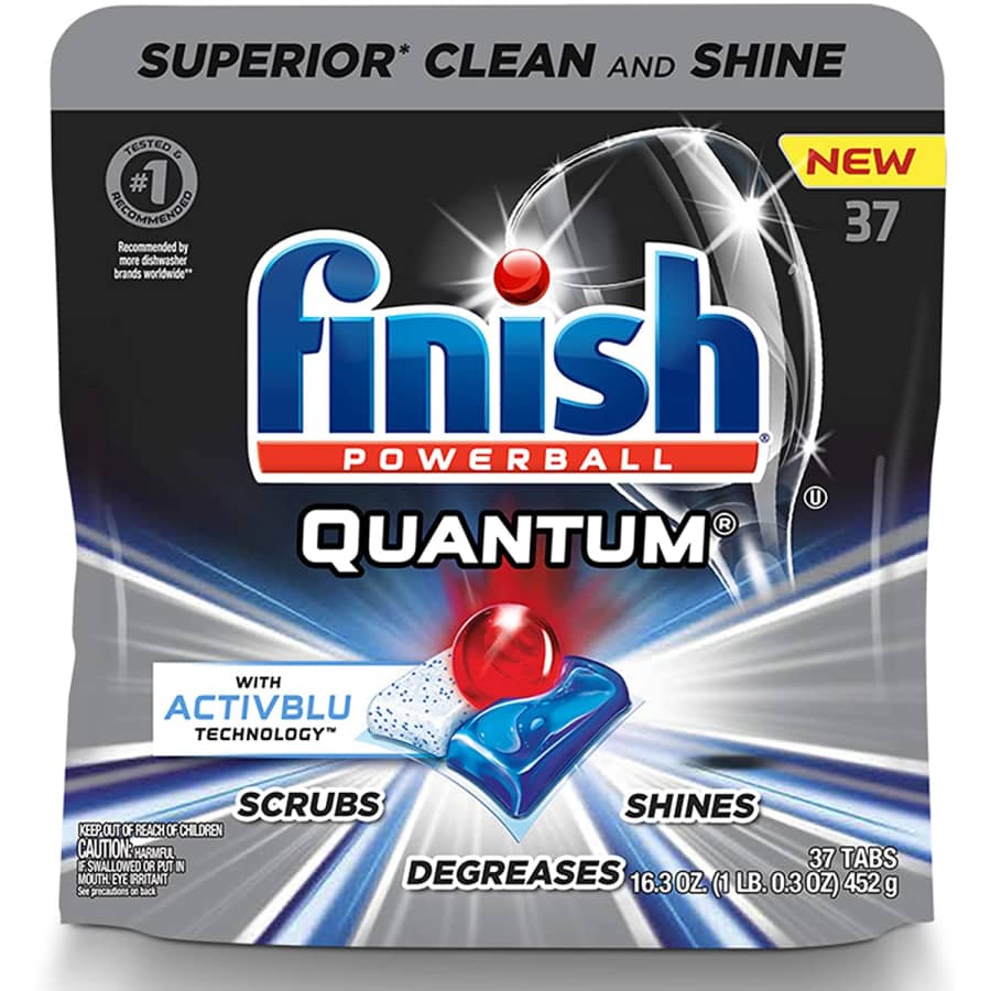 Finish Quantum Dishwasher Tabs 37-Count Container for $14