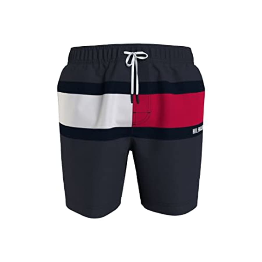 Tommy Hilfiger Men's Big & Tall 7 Logo Swim Trunks with Quick Dry, Navy Blue, XX-Large Tall for $71 Tommy Hilfiger Men's Big & Tall 7 Logo Swim Trunks with Quick Dry, Navy Blue, XX-Large Tall for $71
