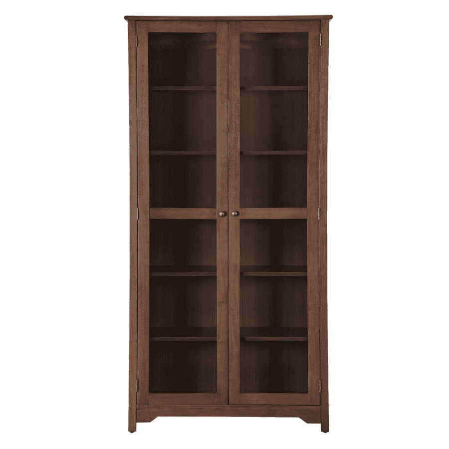 Home Decorators Collection Bradstone 72" Hardwood Veneer Bookcase w/ Glass Doors for $300
