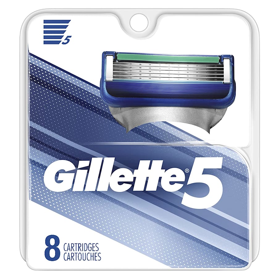 Gillette 5 Men's Razor Blade Refill 8-Pack for $9 via Prime Gillette 5 Men's Razor Blade Refill 8-Pack for $9 via Prime