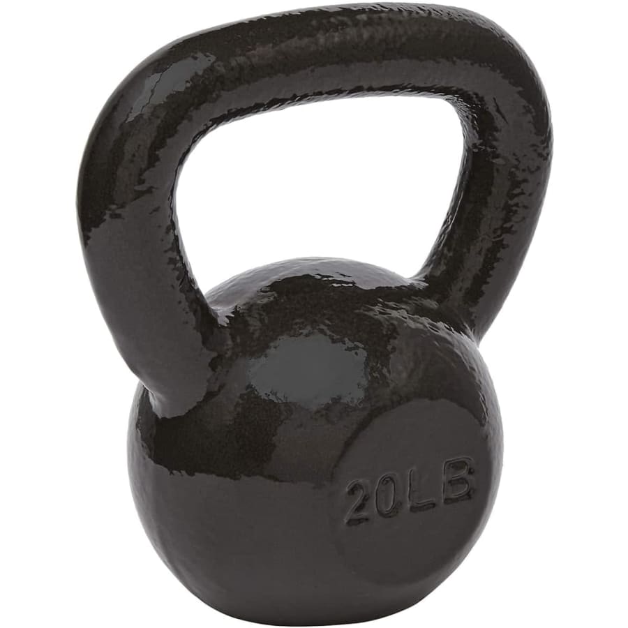 Amazon Basics 20-lb Cast Iron Kettlebell Weight for $25