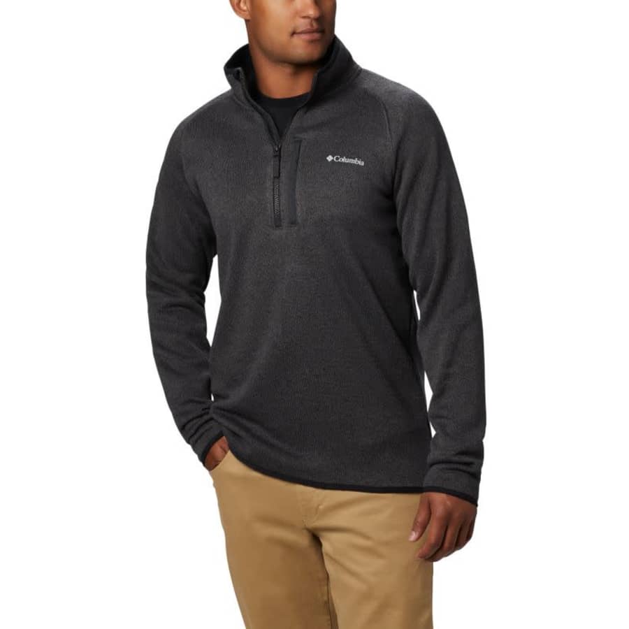 Columbia Men's Canyon Point Half-Zip Fleece for $30 Columbia Men's Canyon Point Half-Zip Fleece for $30