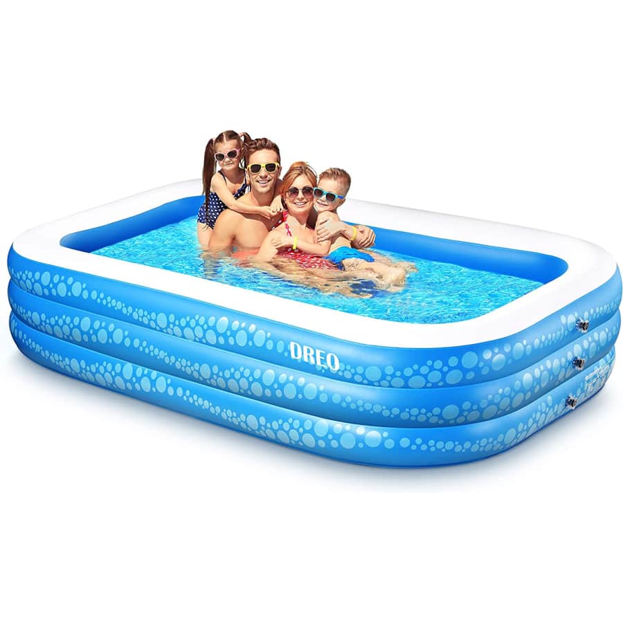 Hesung 117" Inflatable Pool for $47 Hesung 117" Inflatable Pool for $47