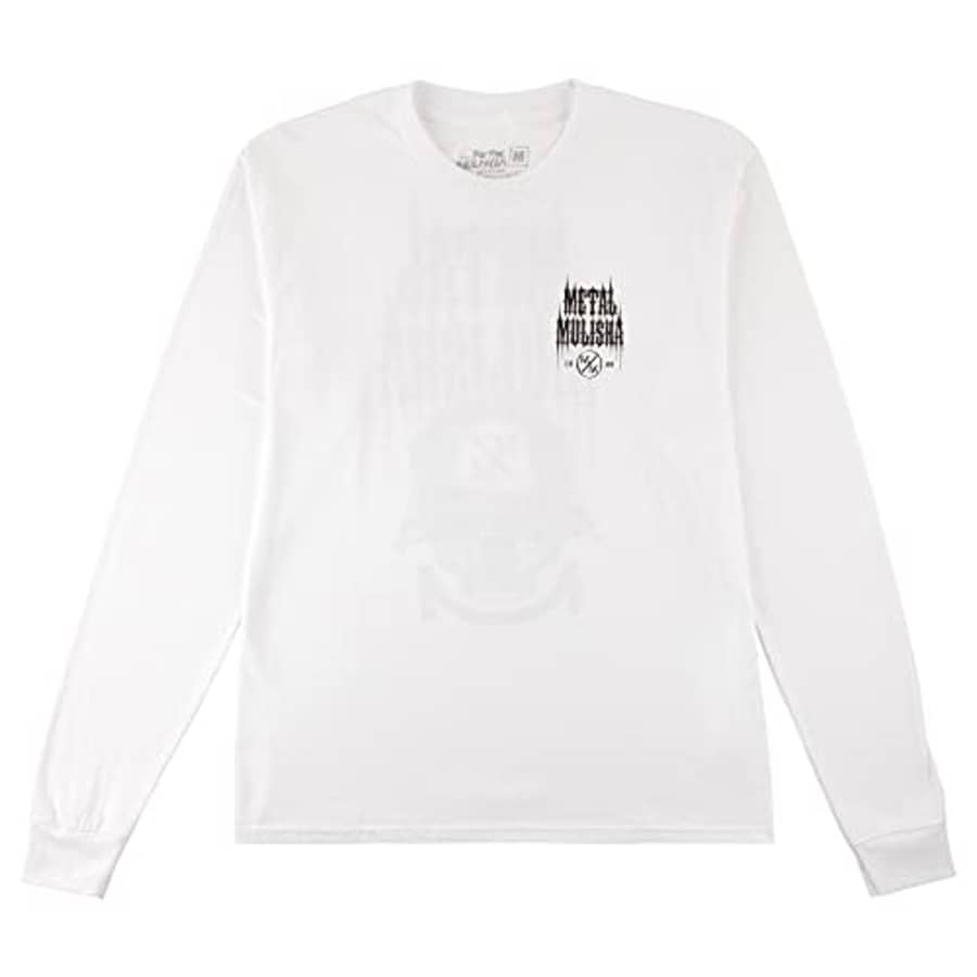 Metal Mulisha Men's Arise Long Sleeve T-Shirt, White, 2X Large for $32