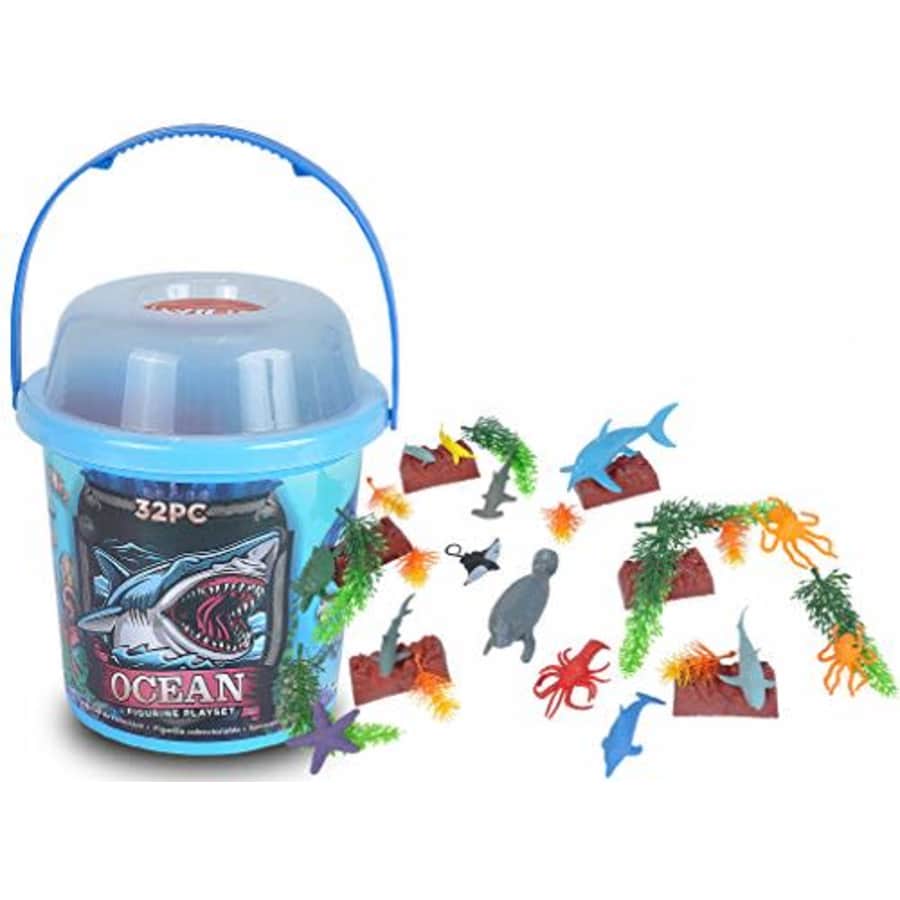 Wild Republic Aquatic Animals, Toy Figures, Tube Animals, Kids Gifts, Ocean Theme Party Supplies, for $26