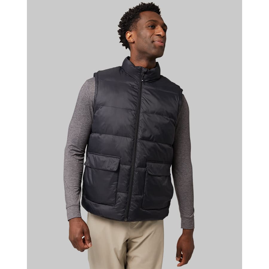 32 Degrees Men's Nano Sherpa Lined Vest for $15