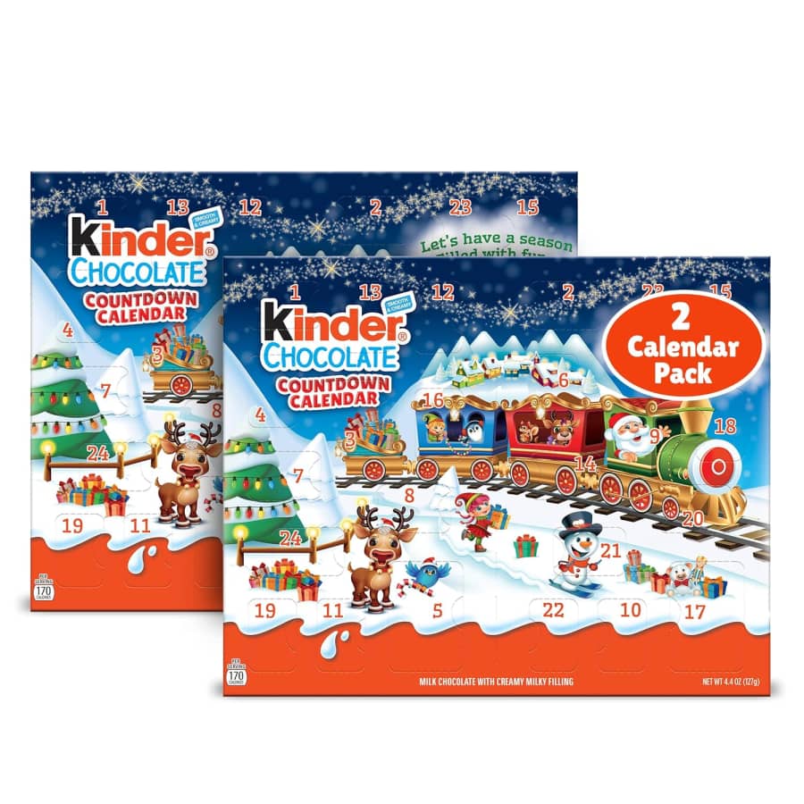 Kinder Joy 2023 Advent Calendar 2-Pack for $11 Kinder Joy 2023 Advent Calendar 2-Pack for $11