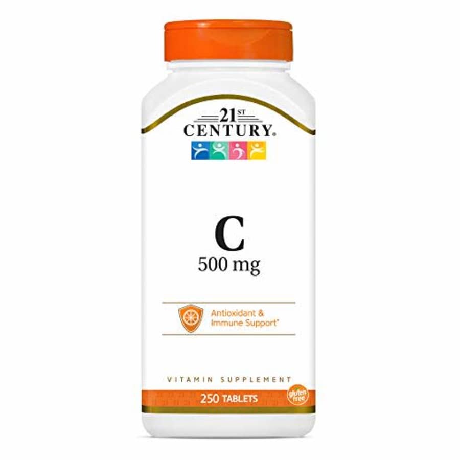 21st Century C 500 mg Tablets, A3841 No Artificial Flavor 250 Count for $11