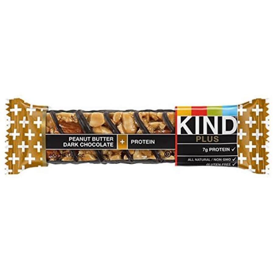 KIND PLUS Peanut Butter Dark Chocolate + Protein Bars, 1.4 oz, (12 pack) for $27