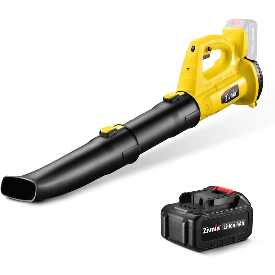 Zivnia 21V Cordless Leaf Blower for $80