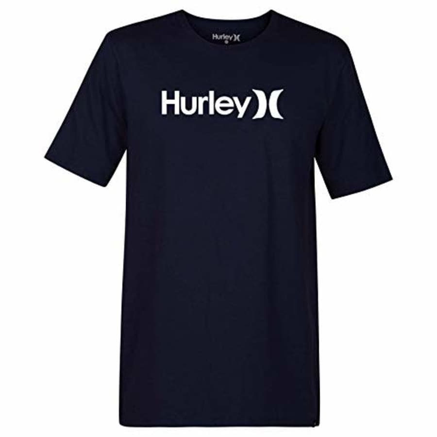 Hurley Men's Premium One and Only Solid T-Shirt, Obsidian, Small for $21