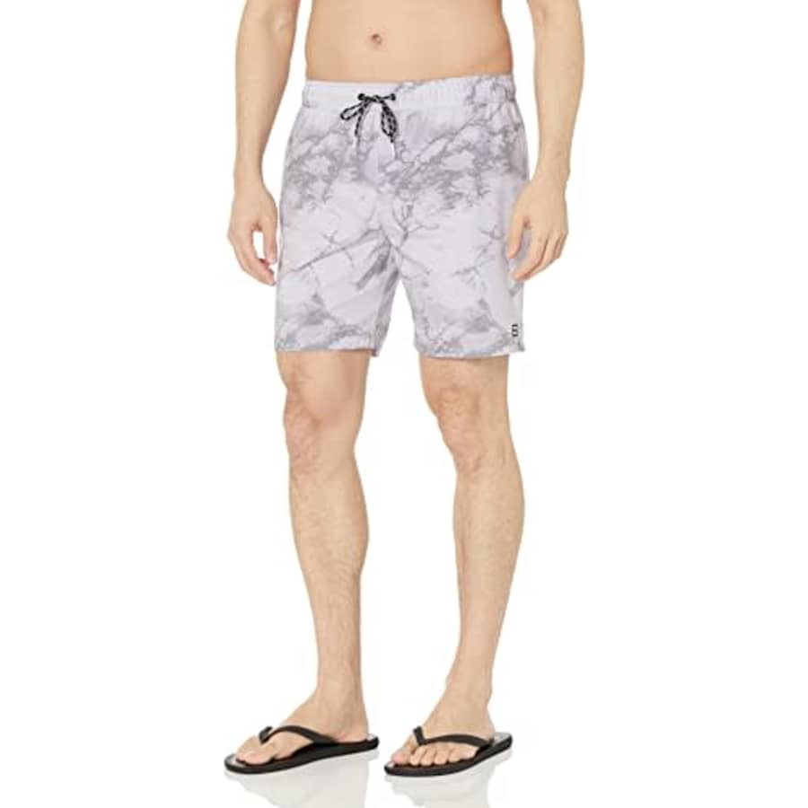 Billabong Men's Elastic Waist Stretch Sundays Layback Boardshort Swim Short Trunk, 17 Inch Outseam, for $39