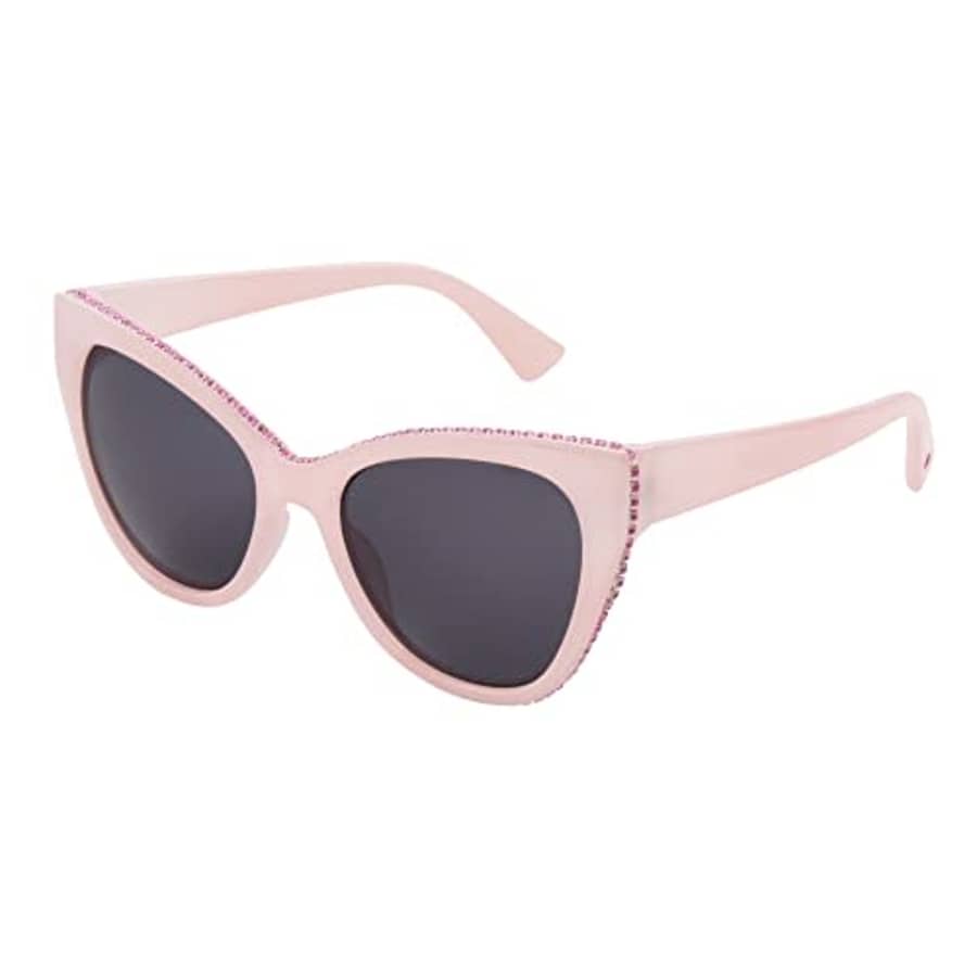 Betsey Johnson Women's Fashionista Cateye Sunglasses, Pink, 150 mm for $45 Betsey Johnson Women's Fashionista Cateye Sunglasses, Pink, 150 mm for $45