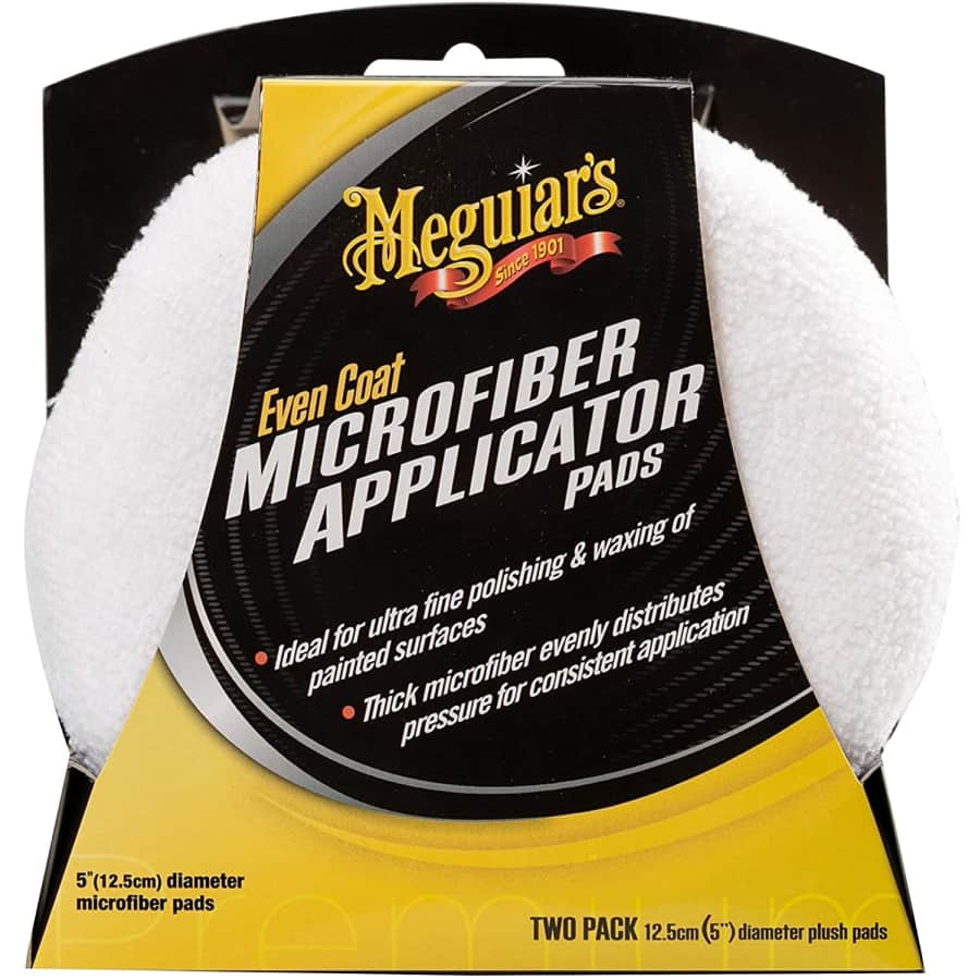Meguiar's Even Coat Microfiber Applicator Pad 2-Pack for $17 Meguiar's Even Coat Microfiber Applicator Pad 2-Pack for $17