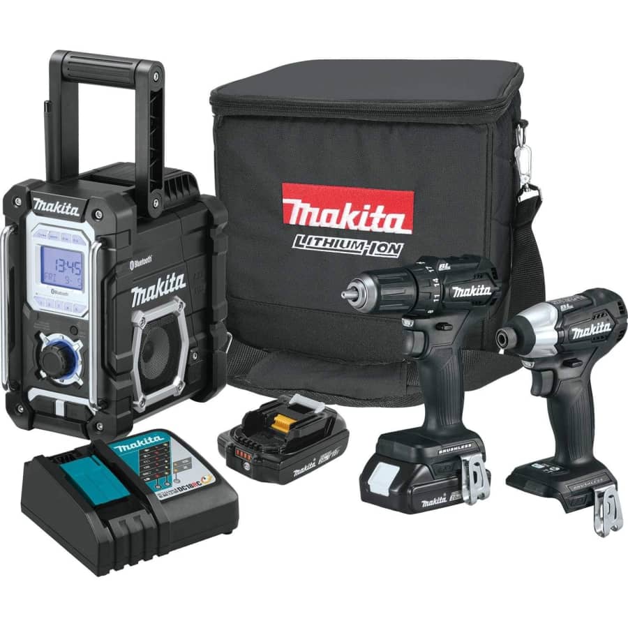 Makita 3-Piece 18V LXT Lithium-Ion Sub-Compact Brushless Cordless Combo Kit for $279
