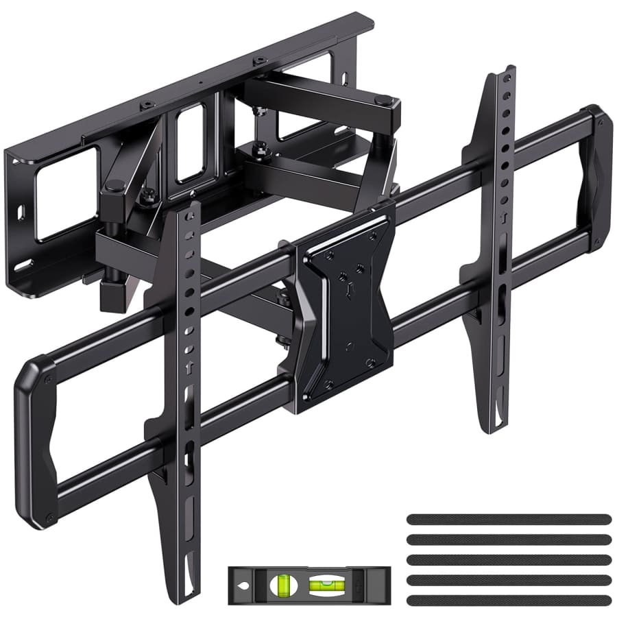 MountFTV Full Motion TV Wall Mount for 37" to 82" TVs for $22