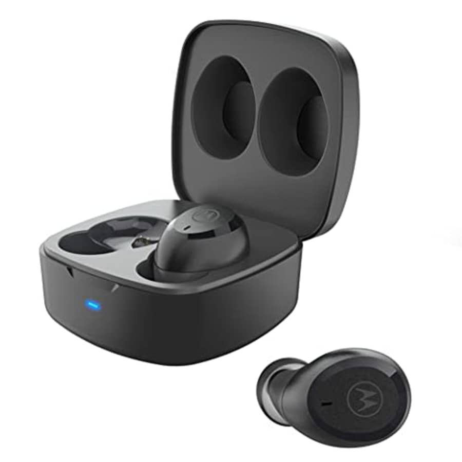 Motorola Moto Buds 100 - True Wireless Bluetooth Earbuds with Microphone Lightweight, IPX5 Water for $55 Motorola Moto Buds 100 - True Wireless Bluetooth Earbuds with Microphone Lightweight, IPX5 Water for $55