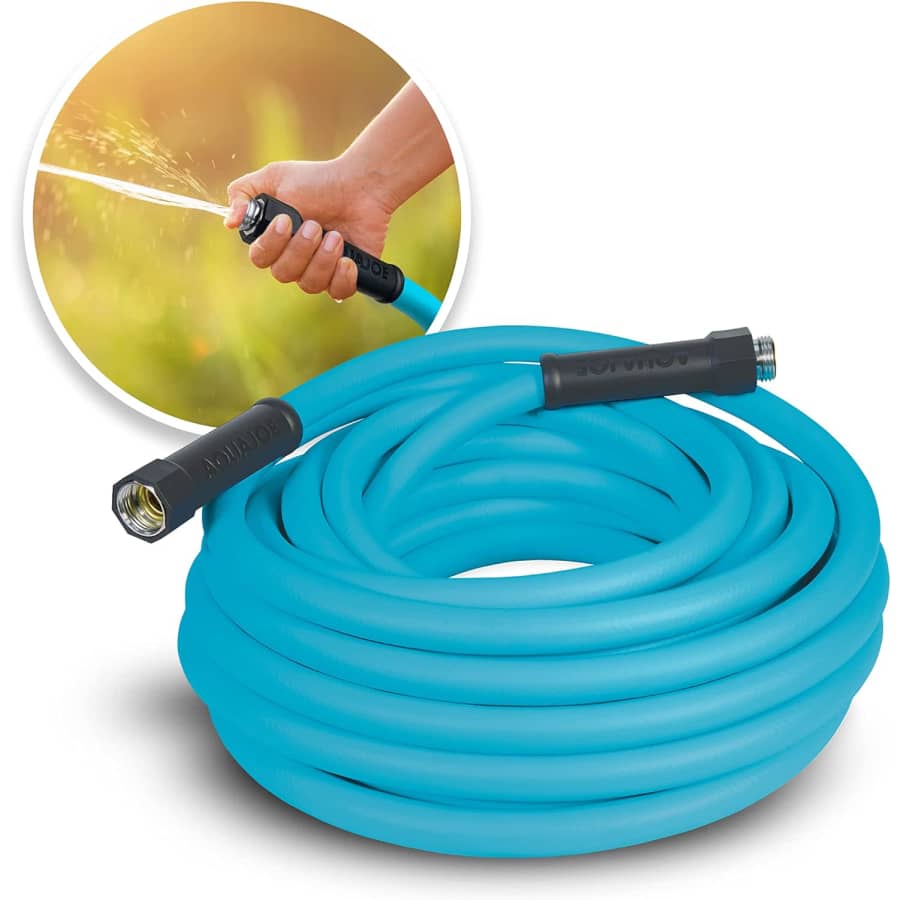 Aqua Joe 50-Foot Professional-Grade Hybrid Polymer Garden Hose for $26 Aqua Joe 50-Foot Professional-Grade Hybrid Polymer Garden Hose for $26