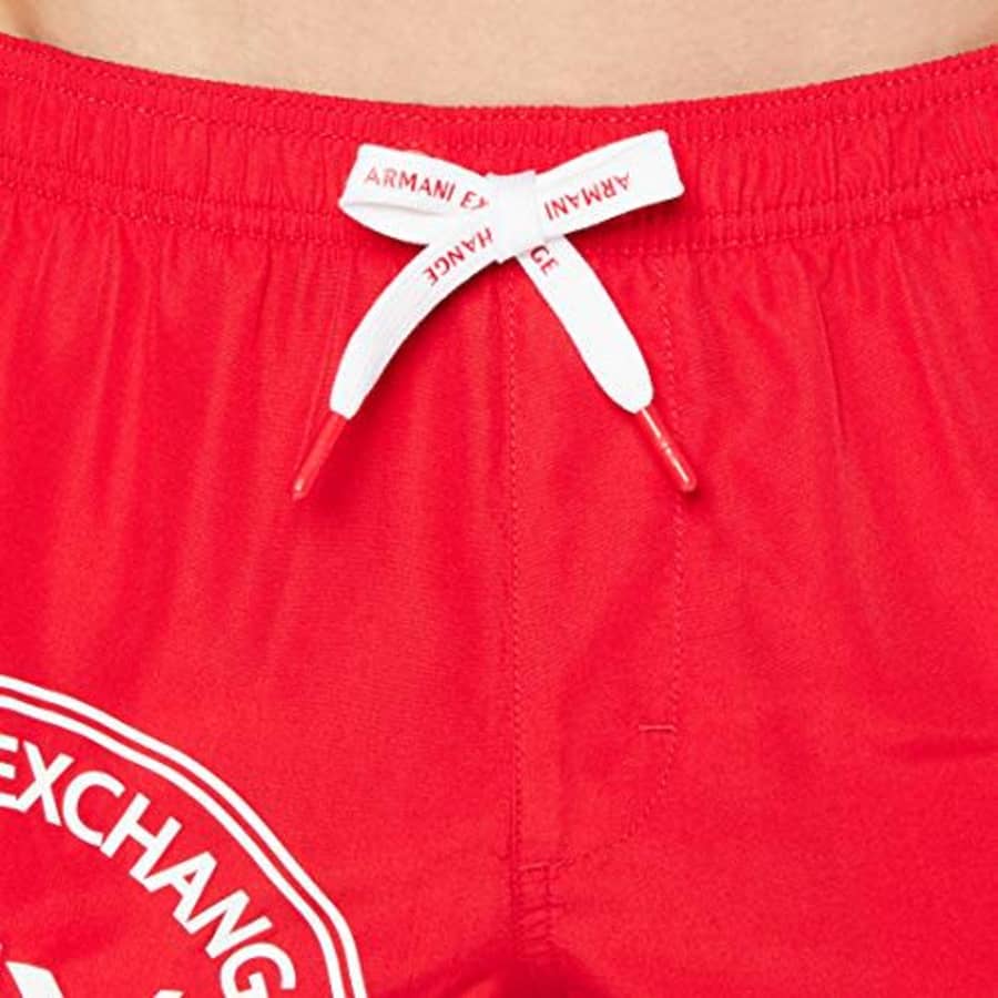 A|X Armani Exchange Men's Contrast Color Classic Circle Logo Drawstring Swim Trunk, Chinese for $53 A|X Armani Exchange Men's Contrast Color Classic Circle Logo Drawstring Swim Trunk, Chinese for $53