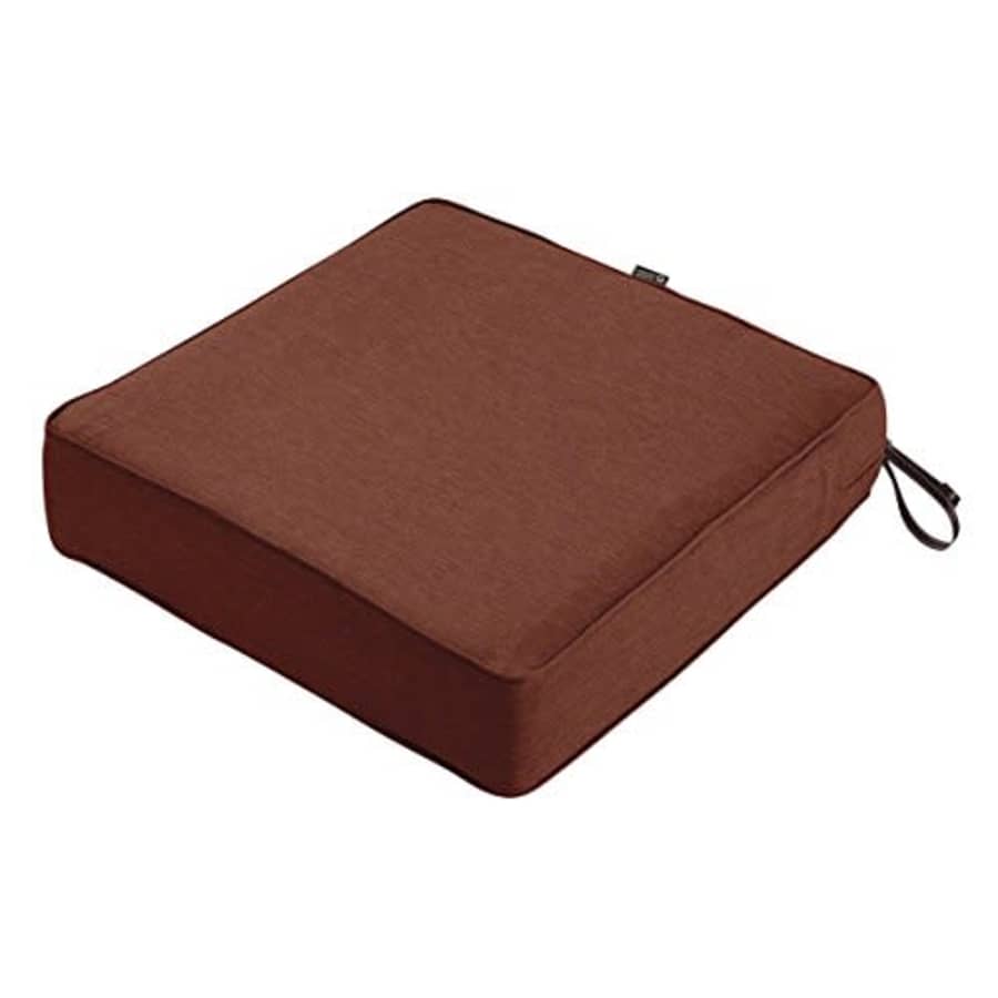 Classic Accessories Montlake Water-Resistant 25 x 25 x 5 Inch Square Outdoor Seat Cushion, Patio for $91
