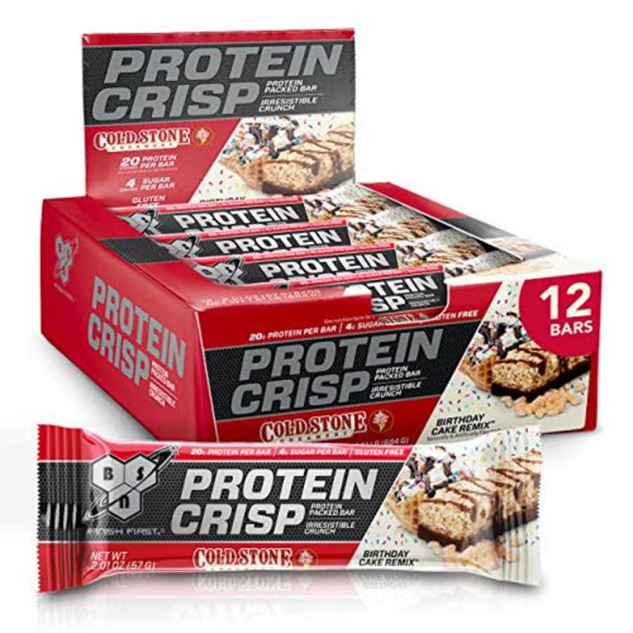 BSN Protein Bars - Protein Crisp Bar by Syntha-6, Whey Protein, 20g of Protein, Gluten Free, Low for $39 BSN Protein Bars - Protein Crisp Bar by Syntha-6, Whey Protein, 20g of Protein, Gluten Free, Low for $39